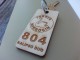 keychain number plywood