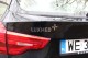 3D inscription logo on the car