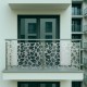 Frosted, sandblasted milky balcony foil. Professional installation.