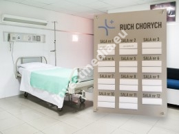 Information boards about patient traffic in the hospital