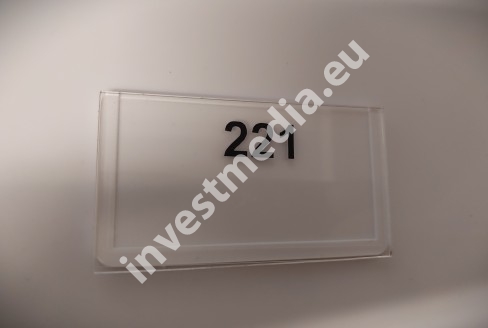 Descriptive plates for Lockers, personal office cabinets