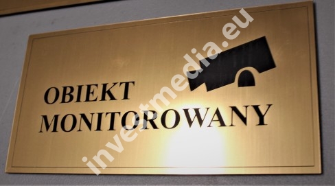 tabliczka obiekt monitorowany