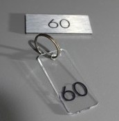 numbering for cloakroom hangers