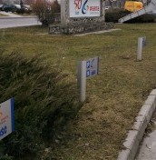 nowoczesne tabliczki parkingowe