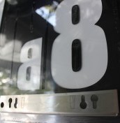 outdoor building number plates