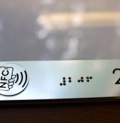 Braille NFC plates