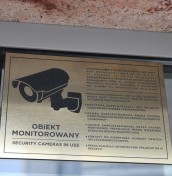 tabliczka obiekt monitorowany