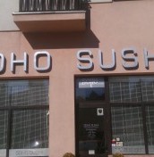 Logo litery na elewacje aluminium stal mosiądz