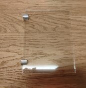 tabliczki dwustrone na wymienną kartkę