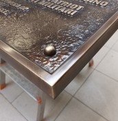 commemorative plaques made of brass